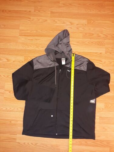 MENS JACKET Everlast zippered SIZE 2XL NEW TAG WITH POCKETS COLOR BLACK AND GRAY - Picture 9 of 12