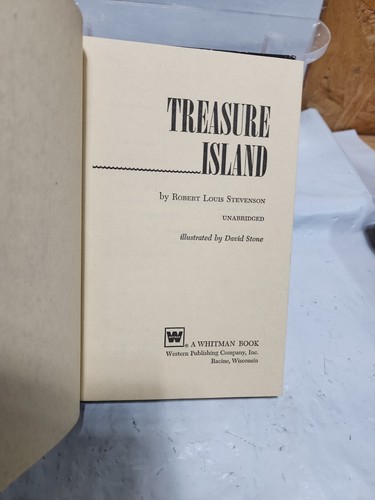 Vintage Treasure Island By Robert Louis Stevenson Folgers Premium 1971 Edition - Picture 5 of 7