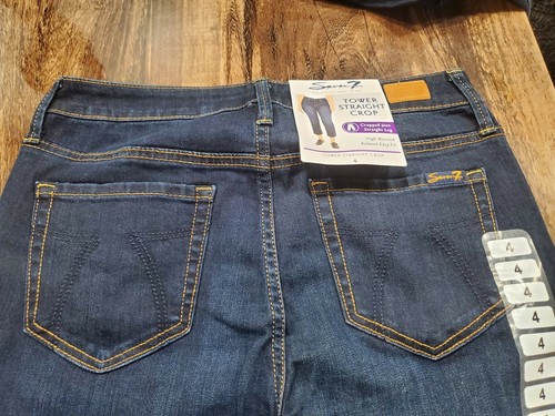 Jeans da donna blu Seven7 Tower taglia 4 denim - Foto 2 di 7