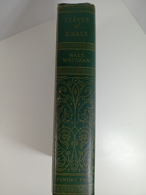 Leaves Of Grass Walt Whitman 1931 Aventine Press Hardcover