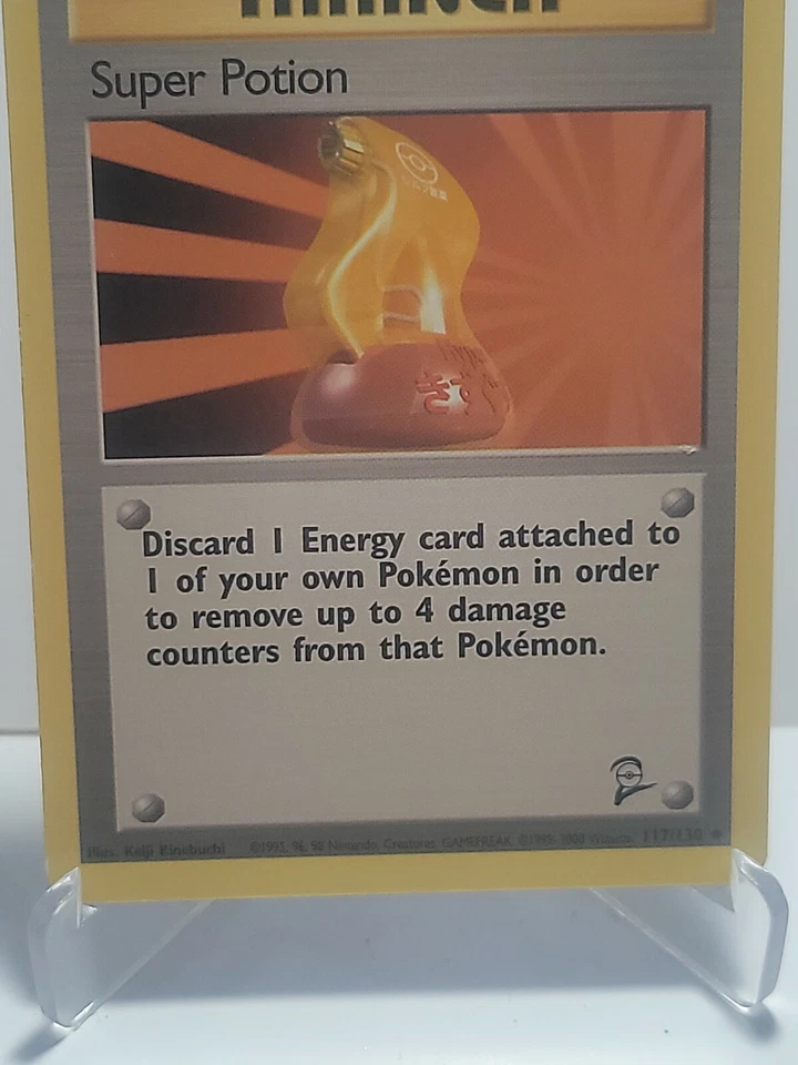 Super Potion 117/130 Pokemon Base Set 2 Trainer Uncommon LP Used See Pictures - Image 3 of 4