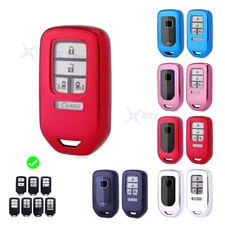 5Colors TPU Full Seal Remote Smart Key Fob Case For Honda CR-V Civic 3/4-button