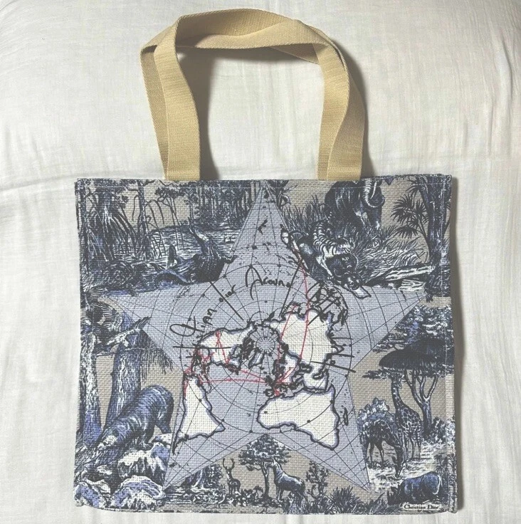 Christian Dior 2024 Platine Membre Cadeau Anniversaire Nouveauté Tote Bag Femme Neuf