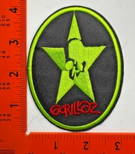 Gorillaz Metal Rock Band Patch – Embroidered Iron-On Sew-On Logo, Great Gift