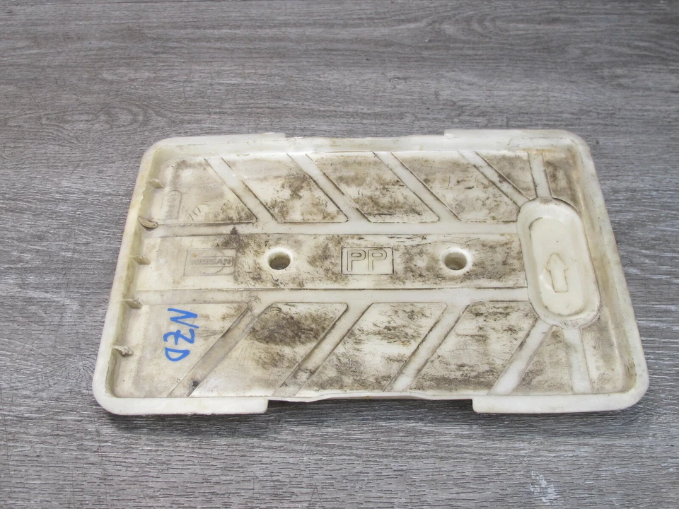 90-96 NISSAN Z32 300ZX BATTERY TRAY SUPPORT W MOUNTING HOLDERS OEM - Image 3 of 4