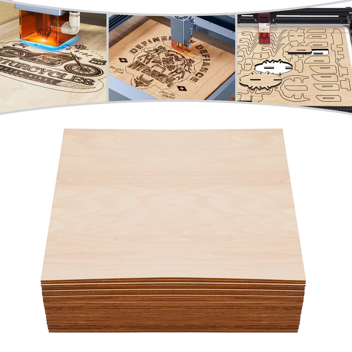 25Pcs Unfinished Basswood Sheets for DIY Crafts - 1/16 Thin Plywood for Painting, Drawing, Laser Engraving, Wood Burning - 150x100x1.5mm | Buy Now with Express International Delivery 25Pcs Unfinished Basswood Sheets for DIY Crafts - 1/16 Thin Plywood for Painting, Drawing, Laser Engraving, Wood Burning - 150x100x1.5mm | Buy Now with Express International Delivery