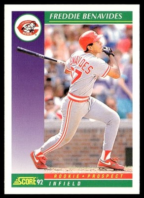 1992 Score Freddie Benavides Rookie Cincinnati Reds #813