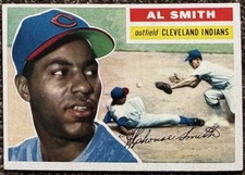 1956 Topps # 105 Al Smith, NM, VERY SHARP CARD of VINTAGE ALL-STAR!!