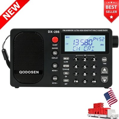 Portable Radio with TEF6686 Automotive Chip LW AM FM Shortwave Data System