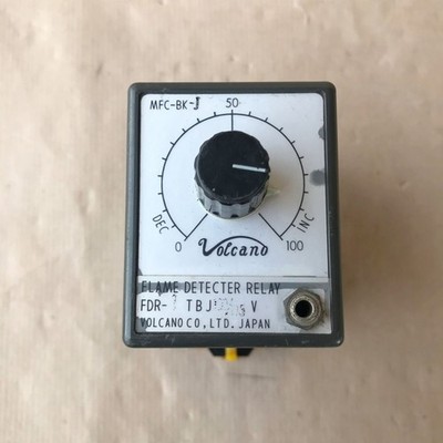 VOLCANO FDR-1TBJ FLAME DETECTOR RELAY MFCBKJ FDR1TBJ 100/115V
