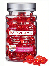 Hair Treatment Serum - 40 Hair Care Capsules - No Rinse Needed