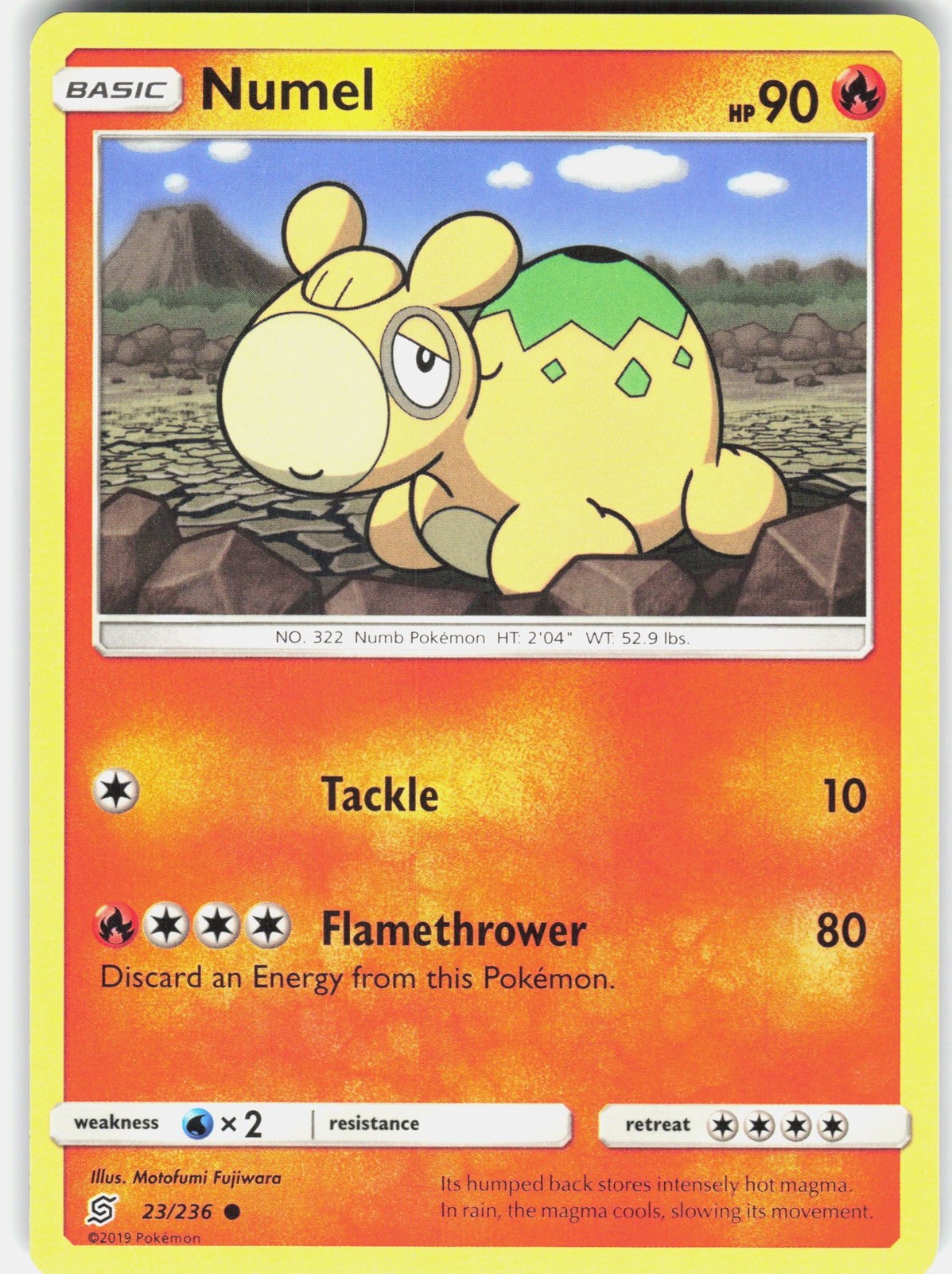 Numel 23/236 SM - Unified Minds Pokemon Near Mint NM
