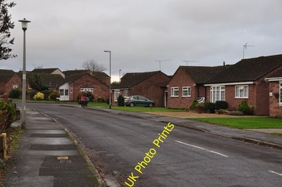 Foto A3 Bischöfe Lydeard: Vier Hektar Mead East Lydeard Eine Wohnstraße c2014