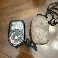 Weston Master II Universal Exposure Meter Model 735 w/ Original Leather Case