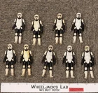 Lot of 9 Star Wars Biker Scouts 1970s-1980s Kenner Vintage Action Figures