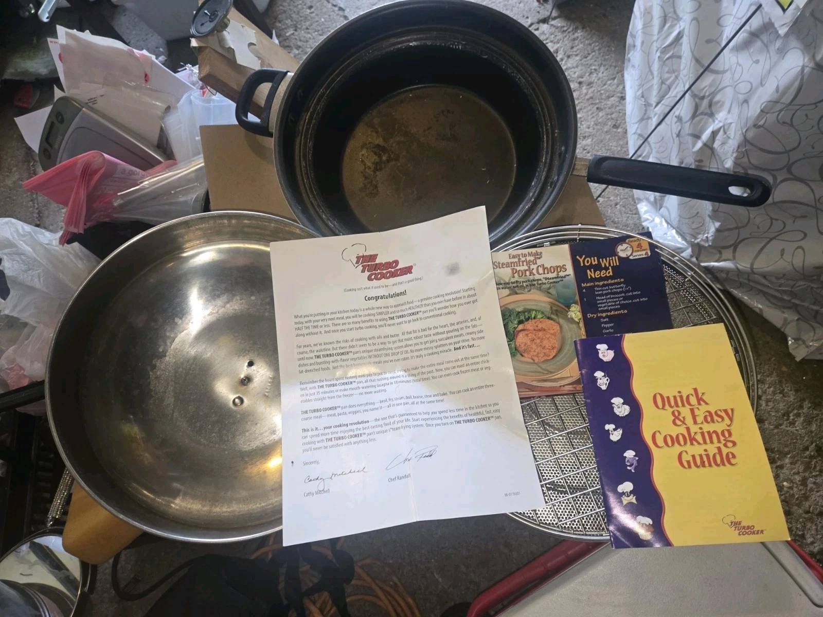 Turbo Cooker 4-in-1 Stovetop Cooking System w/ Recipes As Seen On TV Unused 545
Opens in a new windo