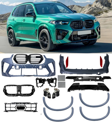 BMW X5 G05 LCI 2023+ TO X5M F95 LCI FULL CONVERSION BODY KIT FRONT REAR BUMPER
