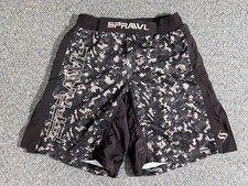 Sprawl MMA Fight Shorts Men's Size 30 Brown Green Digital Camo 10" Inseam BJJ