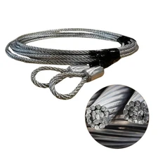 Torsion Cable 7 Foot 1/8" Thick for Garage Door Opener Torsion Cable Spring R...