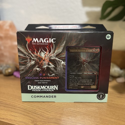Magic The Gathering - Endless Punishment - Mazo Duskmourn Commander - Nuevo - Sellado de fábrica