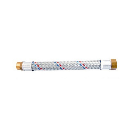 Tubo Flessibile 2" MF 40cm Antivibrante per Pompe e Autoclavi Zincato