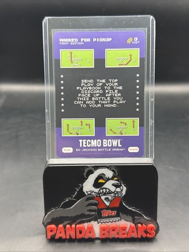 2026 Bo Jackson Battle Arena Tecmo Marked For Pickup SP Play #PL22