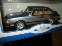 1:18 Modelcar Group Saab 900 Turbo Blue/Blau In Ovp