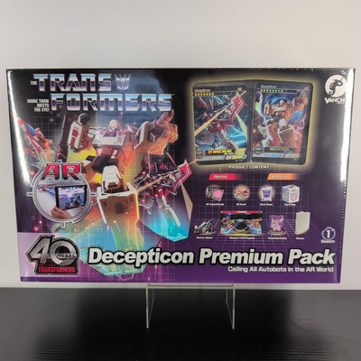 Transformers 40th Anniversary Decepticon Premium Pack AR Kartenspiel Sammlerstück