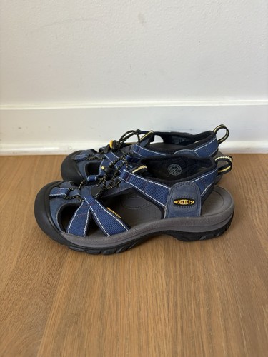 Sandalias Keen Newport azul marino/negro para mujer talla 7 impermeables río senderismo aire libre - Imagen 3 de 10