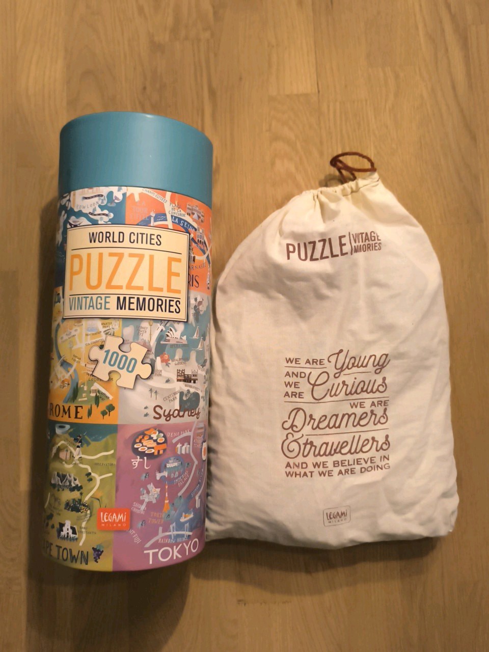 Legami Puzzle 1000 Teile World Cities Vintage
