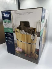 Oster Ice Cream Shop 4-Qt Wooden Bucket Ice Cream Maker Machine Brand NEW Item