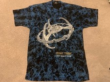 Vintage Star Trek Deep Space Nine Shirt Size XL 90s Made In USA Sigle Stitch Aop