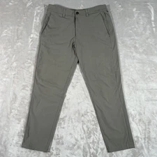 Lululemon Pants Mens 31 Olive Beige Commission Classic Slim Fit Stretch Chino