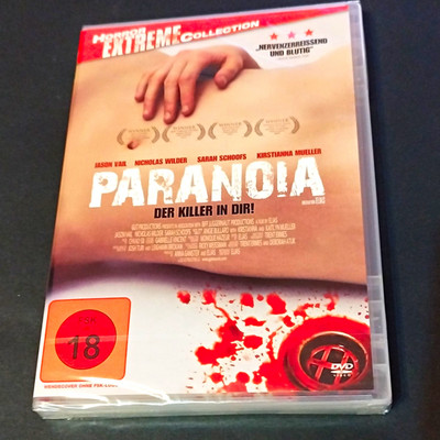 Paragon Movies Paranoia   Der Killer in Dir! DVD FSK 18 Horror DE/EN 16:9     