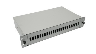 Glasfaser Schalter 2U/19, 24xSC Duplex O-2U-48-DU-WY-GR