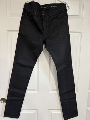 Saint Laurent Paris D02 M/Sk-lw Black Jeans Size 32