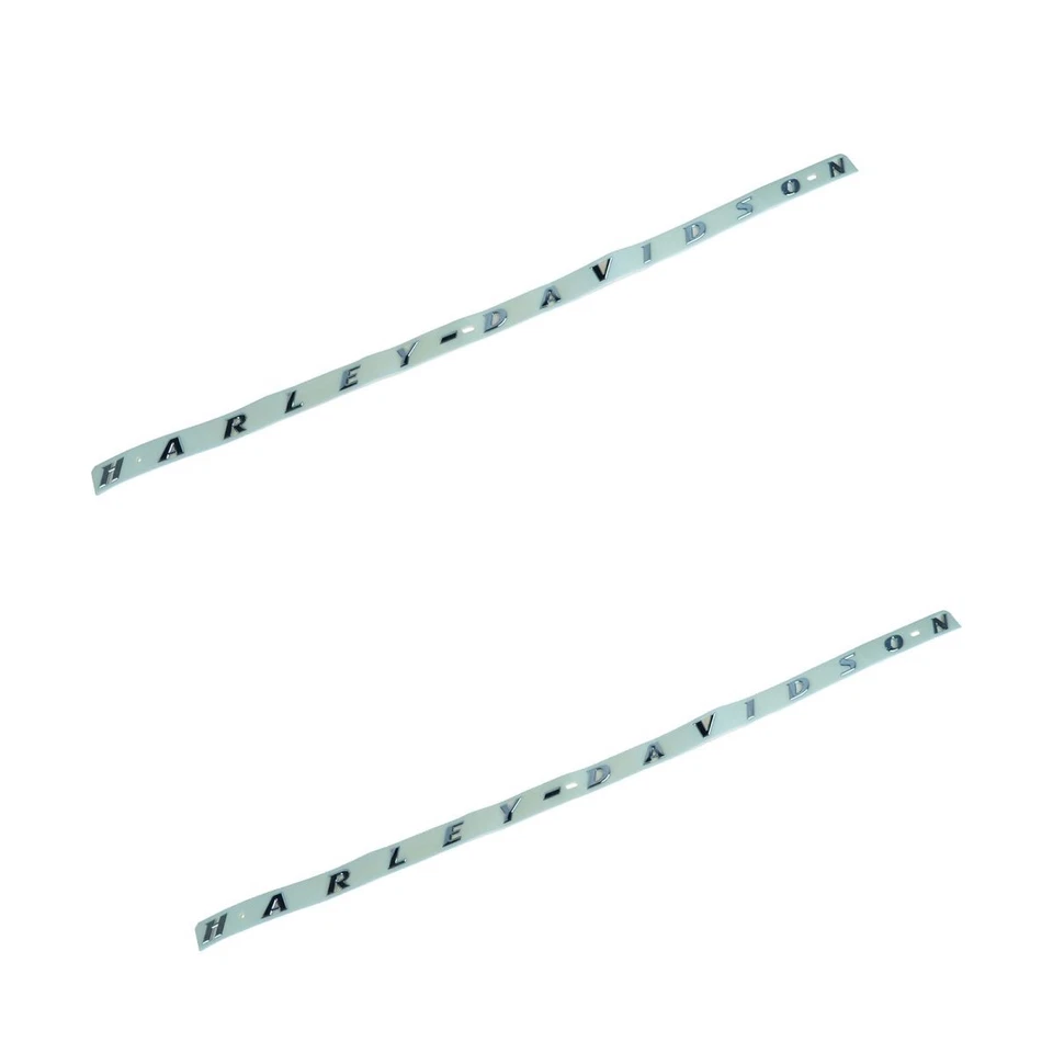 Juego de pares de montaje en plataforma cromada letras emblema Harley Davidson OEM para camioneta Ford Foto 4 de 4
