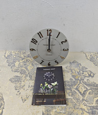 Thomas Kent Mulberry Design Silver Cloud Mantel Clock - 6' London