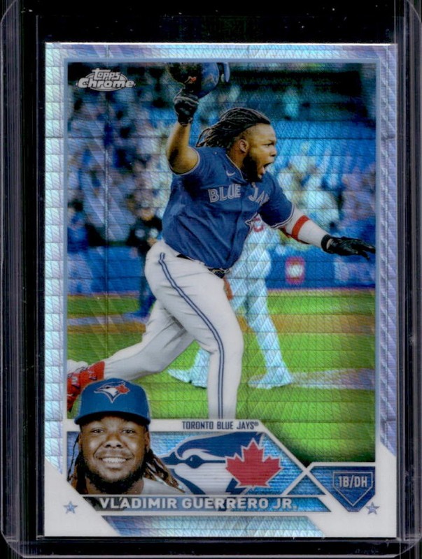 2023 Topps Chrome Vladimir Guerrero Jr. Prism Refractor #50 Blue Jays