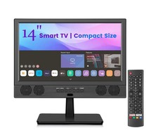 Feihe 14 Inch Small Smart TV, HD LED Flat Screen Smart TV with ATSC Tuner/HDM...