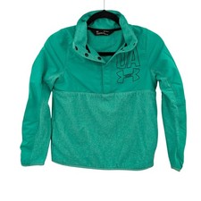 Under Armour Youth ColdGear Pullover YLG Loose 1/4 Snap Athleisure Warm Fleece
