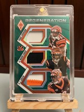 2025 Panini Phoenix Regeneration Chase, Chad Johnson, Green 3 Patch Bengals /99