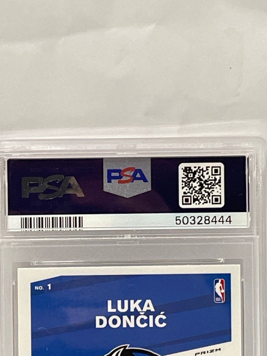 2019 Panini Donruss Optic #1 Luka Doncic PSA Graded GEM MT 10, Pre-owned view 2