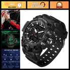 Men's Large Face Outdoor Sports Watch - Waterproof, Backlight, Alarm, Stopwatch
