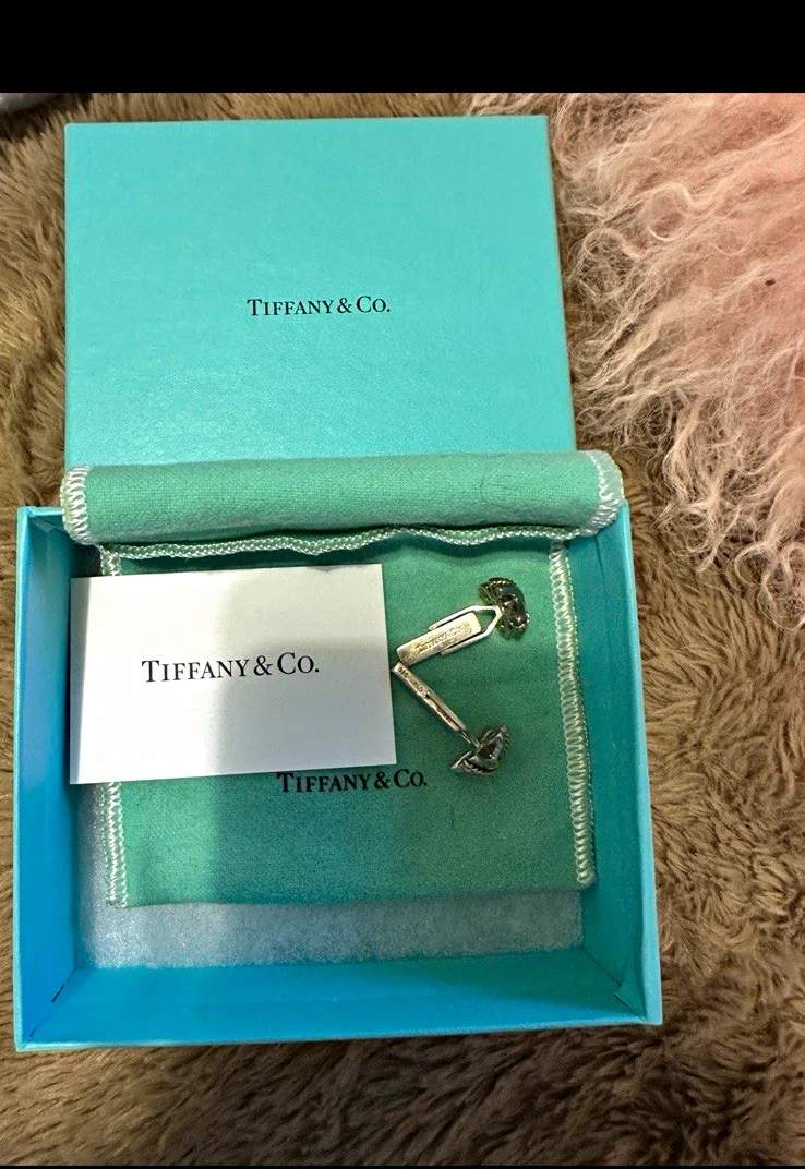 Tiffany & Co. Sterling Silver Gold Cufflinks for Men for sale | eBay