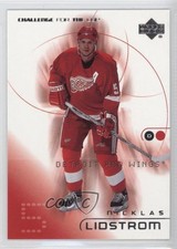 2001-02 Upper Deck Challenge for the Cup Nicklas Lidstrom #30 HOF 3y5