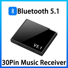 30-Pin Bluetooth 5.4 Music Receiver for iPhone/iPod HIFI Stereo Audio Adapter