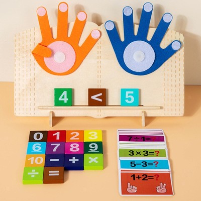 Number Counting Blocks Math Game for 3 4 5 Year Old Boys Girls Toddlers Kids