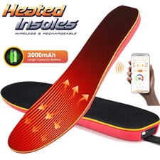 Cuttable Unisex Heated Insoles Foot Warmer 18 Hours Heating 30-70  APP Control