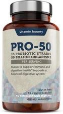 Pro-50 Probiotics for Women Digestive Health | 50 Billion CFU & 13 Strains | ...